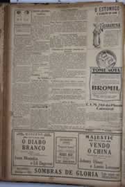 Página do jornal Correio do Ceará de janeiro de 1931