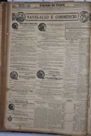 Página do jornal Correio do Ceará de janeiro de 1931