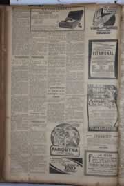 Página do jornal Correio do Ceará de janeiro de 1931