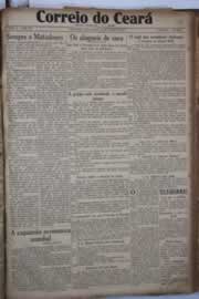Página do jornal Correio do Ceará de janeiro de 1931