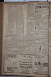 Página do jornal Correio do Ceará de janeiro de 1931