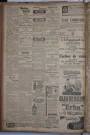 Página do jornal Correio do Ceará de janeiro de 1931