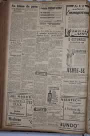 Página do jornal Correio do Ceará de janeiro de 1931