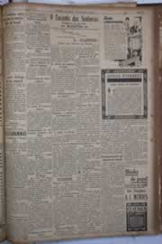 Página do jornal Correio do Ceará de fevereiro de 1931