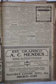 Página do jornal Correio do Ceará de fevereiro de 1931