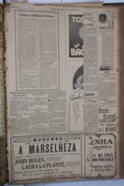 Página do jornal Correio do Ceará de fevereiro de 1931