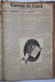 Página do jornal Correio do Ceará de fevereiro de 1931