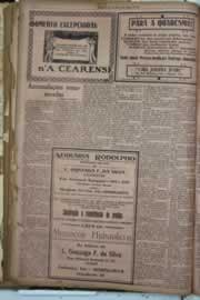 Página do jornal Correio do Ceará de março de 1931