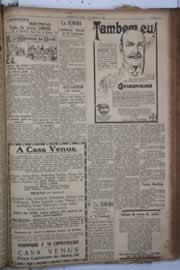 Página do jornal Correio do Ceará de março de 1931