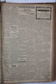 Página do jornal Correio do Ceará de março de 1931