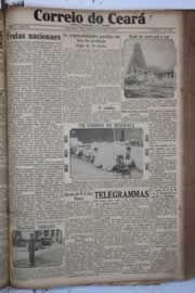 Página do jornal Correio do Ceará de março de 1931