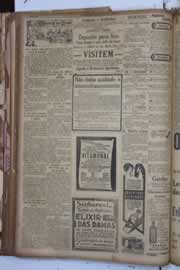 Página do jornal Correio do Ceará de março de 1931