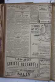 Página do jornal Correio do Ceará de março de 1931