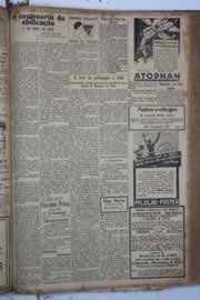 Página do jornal Correio do Ceará de abril de 1931
