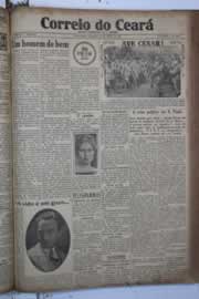 Página do jornal Correio do Ceará de abril de 1931