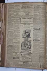 Página do jornal Correio do Ceará de abril de 1931