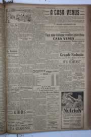 Página do jornal Correio do Ceará de abril de 1931
