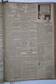 Página do jornal Correio do Ceará de abril de 1931
