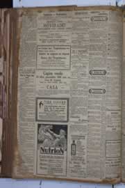 Página do jornal Correio do Ceará de abril de 1931
