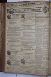 Página do jornal Correio do Ceará de abril de 1931