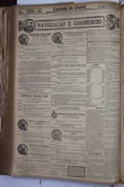 Página do jornal Correio do Ceará de maio de 1931