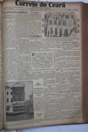 Página do jornal Correio do Ceará de maio de 1931