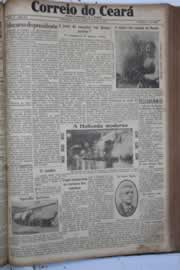 Página do jornal Correio do Ceará de maio de 1931