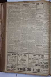 Página do jornal Correio do Ceará de maio de 1931