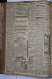 Página do jornal Correio do Ceará de maio de 1931