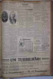 Página do jornal Correio do Ceará de maio de 1931