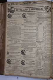 Página do jornal Correio do Ceará de maio de 1931