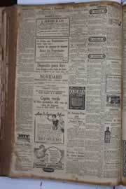 Página do jornal Correio do Ceará de maio de 1931
