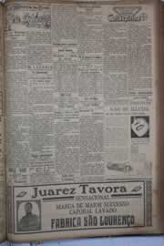 Página do jornal Correio do Ceará de maio de 1931