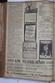 Página do jornal Correio do Ceará de maio de 1931