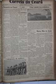 Página do jornal Correio do Ceará de maio de 1931