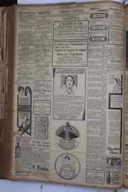Página do jornal Correio do Ceará de maio de 1931