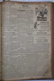 Página do jornal Correio do Ceará de maio de 1931