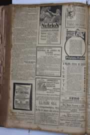 Página do jornal Correio do Ceará de maio de 1931