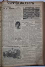 Página do jornal Correio do Ceará de maio de 1931