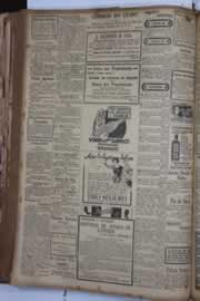 Página do jornal Correio do Ceará de maio de 1931