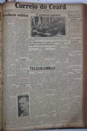 Página do jornal Correio do Ceará de maio de 1931