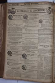 Página do jornal Correio do Ceará de maio de 1931