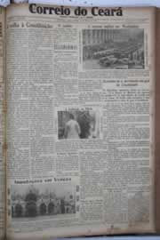 Página do jornal Correio do Ceará de maio de 1931