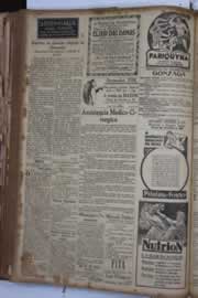 Página do jornal Correio do Ceará de maio de 1931