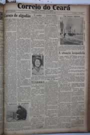 Página do jornal Correio do Ceará de maio de 1931