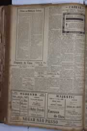 Página do jornal Correio do Ceará de maio de 1931