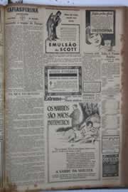 Página do jornal Correio do Ceará de maio de 1931