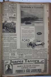 Página do jornal Correio do Ceará de maio de 1931