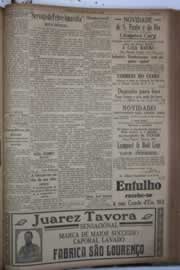 Página do jornal Correio do Ceará de maio de 1931