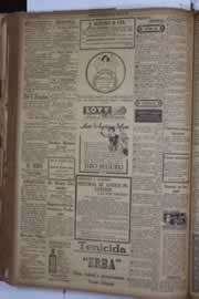 Página do jornal Correio do Ceará de maio de 1931